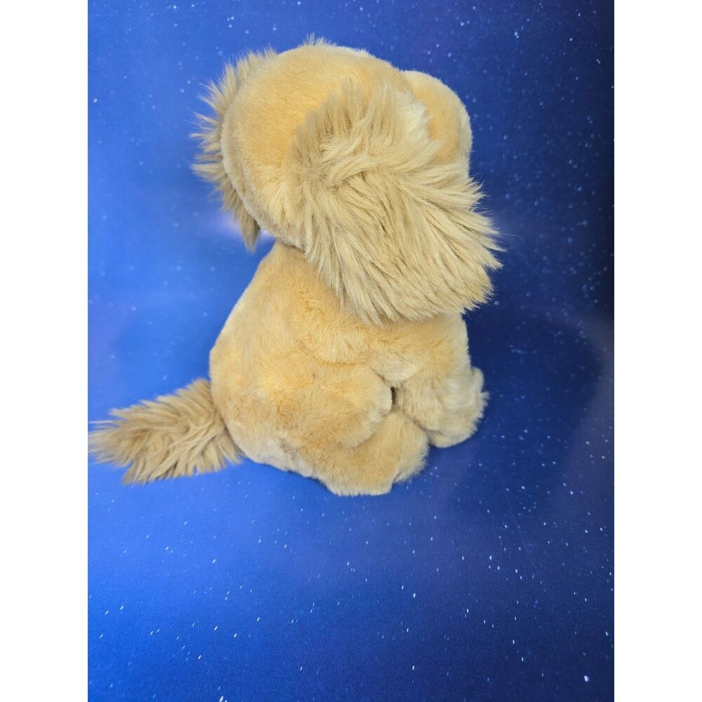 Dan Dee Vintage Tan or Golden Puppy Dog Plush Stuffed Animal 9" Platinum Plus - Picture 8 of 8